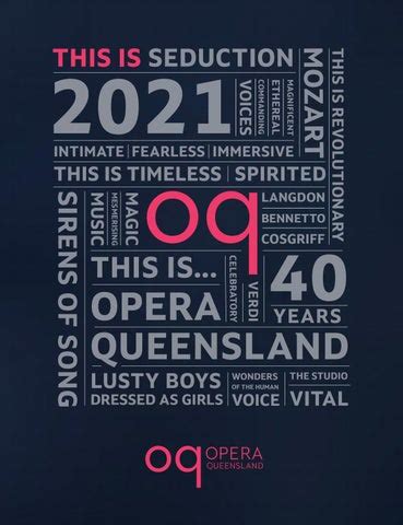 Opera Queensland 2021 Season Brochure By Opera Queensland Issuu