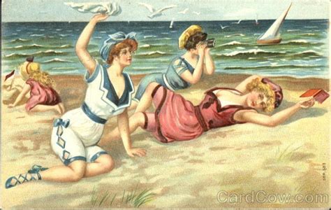 Bathing Beauties Vintage Bathing Suits Beach Art Bathing Beauties