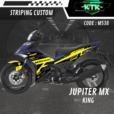 Jual Lis Stiker Striping Yamaha Jupiter MX King M538 List Sticker