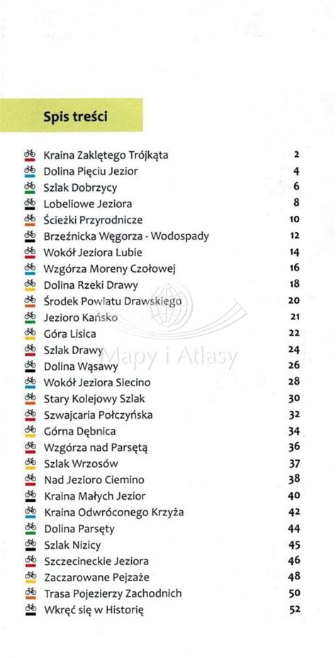 Pojezierze Drawskie Mapa Sk Adana Przewodnik Eko Map