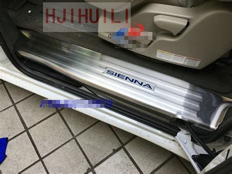 For Toyota Sienna 2015 2016 2017 2018 Stainless Door Sill Scuff Plate