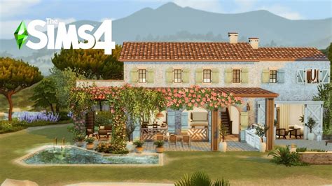 Rifugio Dei Pirati Italian Country Home The Sims Speed Build