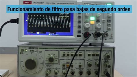 PrÁctica De Laboratorio Filtros Pasa Bajas Youtube