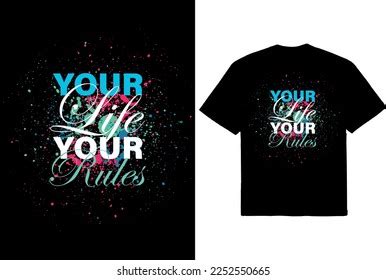 Typography Tshirt Design Font Design Stock Vector (Royalty Free ...