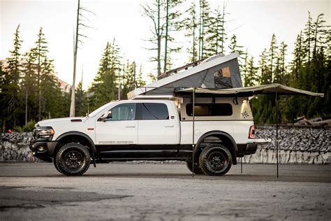 This Ram 2500 Overland Camper Was Built For The Outdoors Packs Sleeping Tent And A Hemi