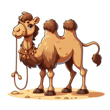 Cute Camel Cartoon Vector Style White Background Cute Camel Cartoon