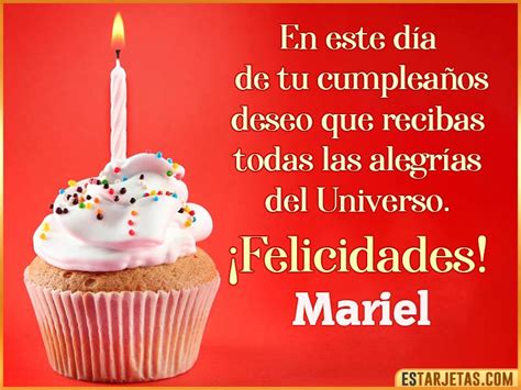 Feliz Cumplea Os Mariel Im Genes Tarjetas Y Mensajes