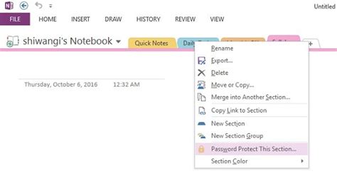 How To Password Protect Onenote Notebook Thewindowsclub