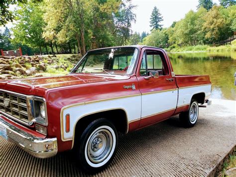 Chevrolet C Pickup Red Rwd Automatic Cheyenne Classic