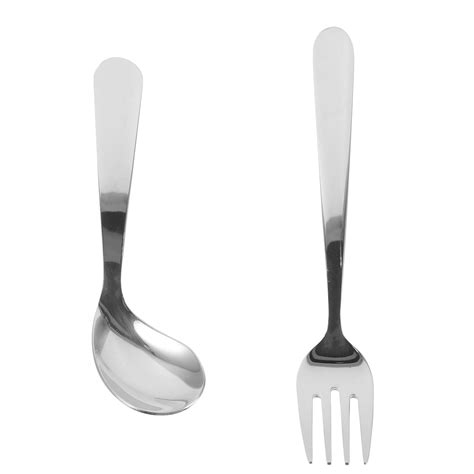 Set Adaptive Utensil Curved Spoon Patients Tableware Patients Feeding