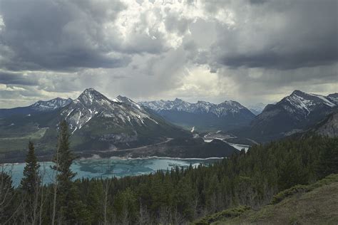 Storm Approaching Mount Baldy Barrier Lake At The Entran Flickr