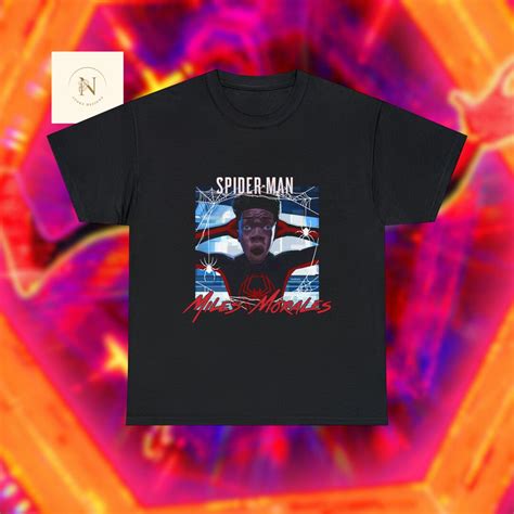 Miles Surprised Meme Face Shirt Spider Man Across The Etsy