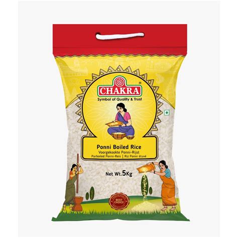 Chakra Ponni Boiled Rice 5 Kg Shopee Thailand