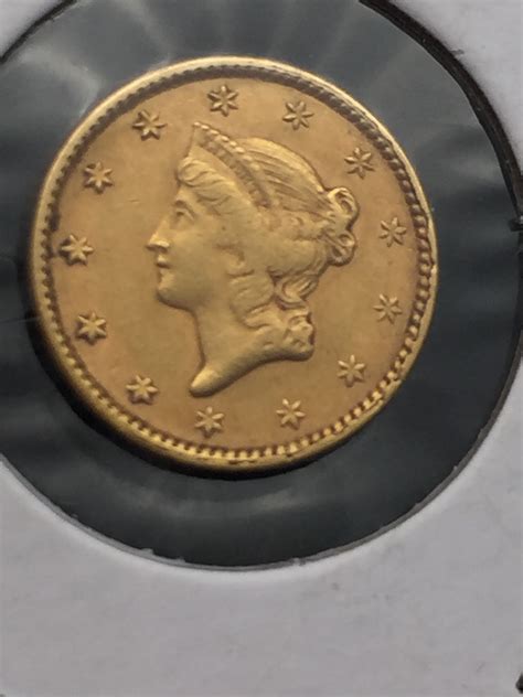 1851 Original Early $1 Dollar Gold Piece | Property Room
