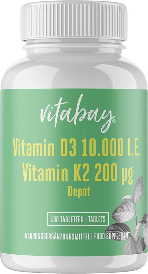 Vitabay Vitamin D I E K Mcg Depot Premium All