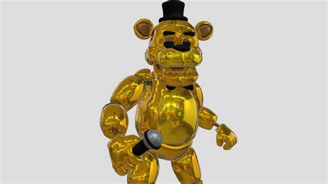 Golden Freddy With Bif Animations Download Free 3d Model By Orangesauceu [ef6b5cb] Sketchfab