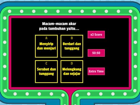 Bagian Tubuh Tumbuhan Dan Fungsinya 2 Gameshow Quiz