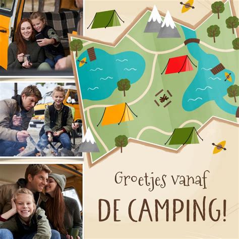 Vakantiekaart Groetjes Vanaf De Camping Kaartje2go