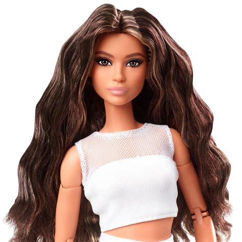 Barbie Looks Doll With Long Brunette Hair