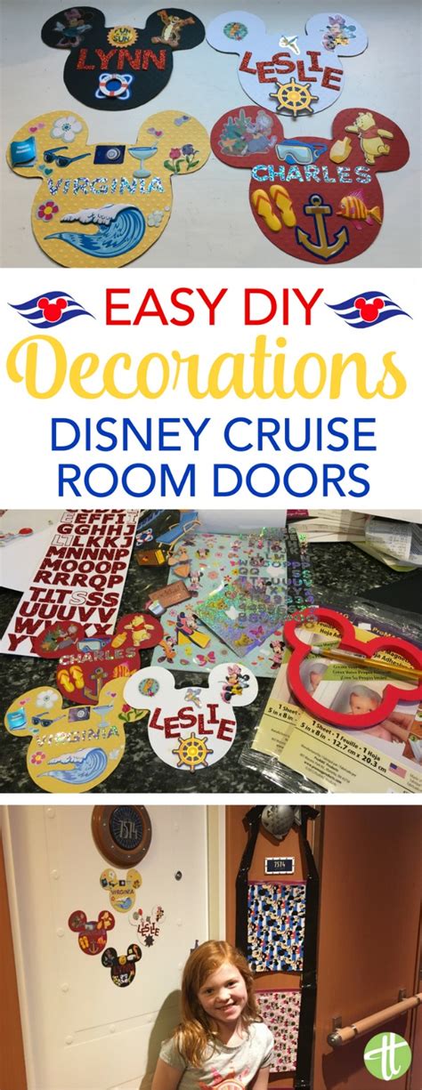 Easy DIY Disney Cruise Door Magnets - Trips With Tykes