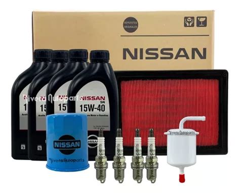 Kit Afinacion 15w40 Original Nissan Tsuru 2003 2004 2005 Envío gratis