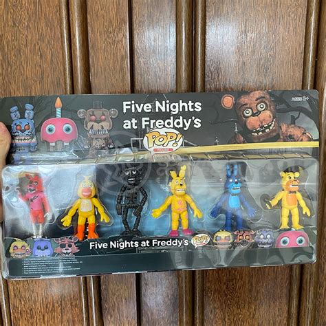 Kit Bonecos Bonequinhos Five Nights At Freddy S Fnaf Brinquedo