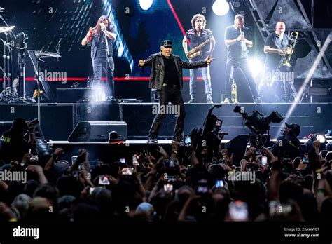 Vasco Rossi Performs Live At San Siro Stadium In Milan Italy On June