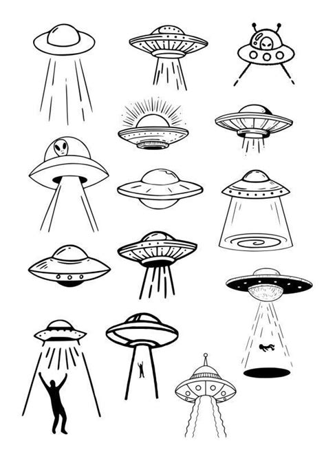 Pin By Mac On Pin Alien Tattoo Ufo Tattoo Spaceship Tattoo