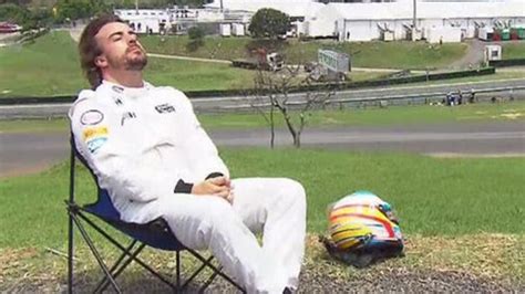 Fernando Alonso Sunbathing Photo Ron Dennis Reaction Daily Telegraph