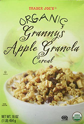 Trader Joe's Organic Granny's Apple Granola Cereal | SleepyChef.com | everything breakfast!