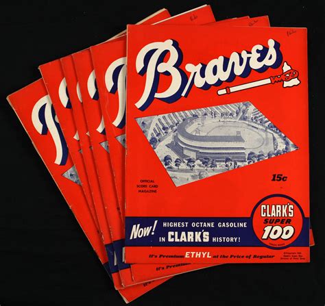 Lot Detail 1953 Milwaukee Braves County Stadium Unscored Program