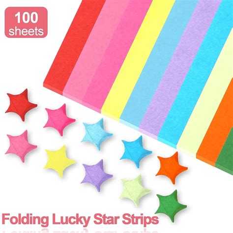 Origami Paper Sheets Square Coloured Paper With Origami Stars