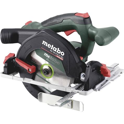 Metabo KS 18 LTX 57 BL Scie Circulaire Portative Sans Fil Profondeur De