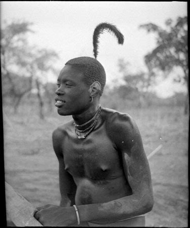 Portrait Of A Mandari Youth From The Southern Sudan Project