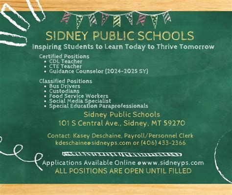 News Sidney Public Schools