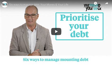 Six Ways To Manage Mounting Debt Your Money And Your Life