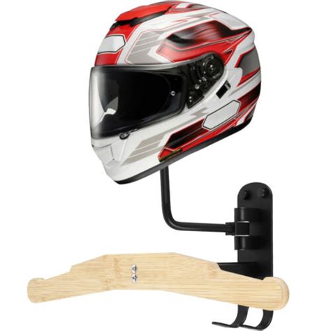 Rack Wall Mount Stain Steel Helmet Holder 180° Rotation Hanger Helmet Holder💢 Ebay