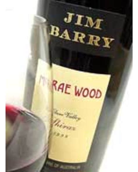 Jim Barry Mcrae Wood Shiraz Nicks Wine Merchants