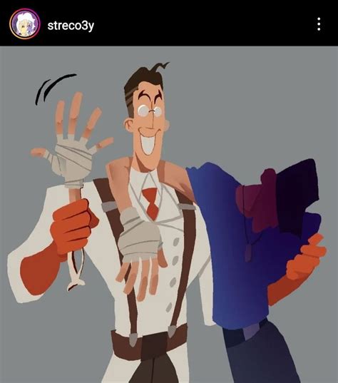 Pin De Albert Wesker En Team Fortress 2 Medic Dibujos Bonitos