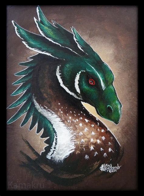 Wood Duck Dragon Portrait By Kamakru On DeviantArt Wood Ducks Duck