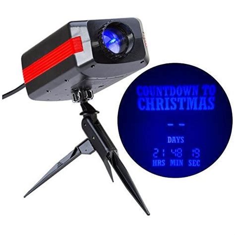 LED Projection Spotlight Countdown To Christmas In Blue 1 Walmart