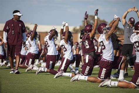 Aggie football begins Fall camp - The Battalion