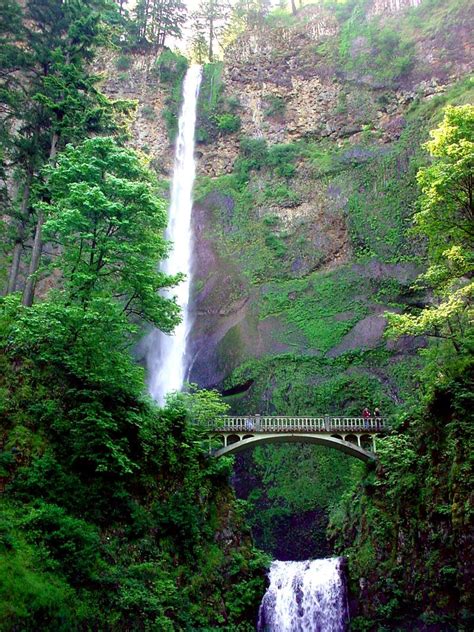 Multnomah Falls Bridge by Wolf-Shaman on DeviantArt