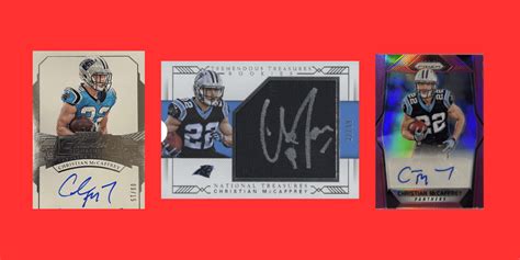 Unveiling the Desired Christian McCaffrey Autograph Rookie Cards