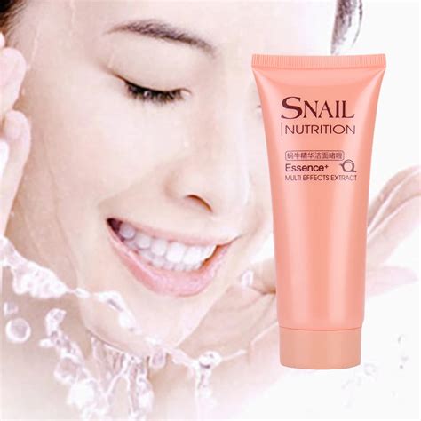 Snail Essence Face Cleansing Gel Hydrating Moisturizing Whitening Oil