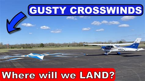 Gusty Crosswind Landing What Airport Will We Land Decisions