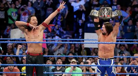 Wwe Smackdown Live Results Aj Styles Shinsuke Nakamura Unite To