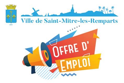 Offres D Emploi Mairie De Saint Mitre Les Remparts