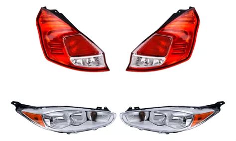 Set Calaveras Faros Depo Fiesta 2014 2019 Envío gratis