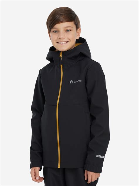 Куртка софтшелл для мальчиков Outventure черный цвет — купить за 5990 ...